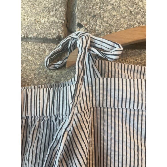 Michael Michael Kors Striped Off-Shoulder Tie-Strap XL Blouse - Picture 3 of 7